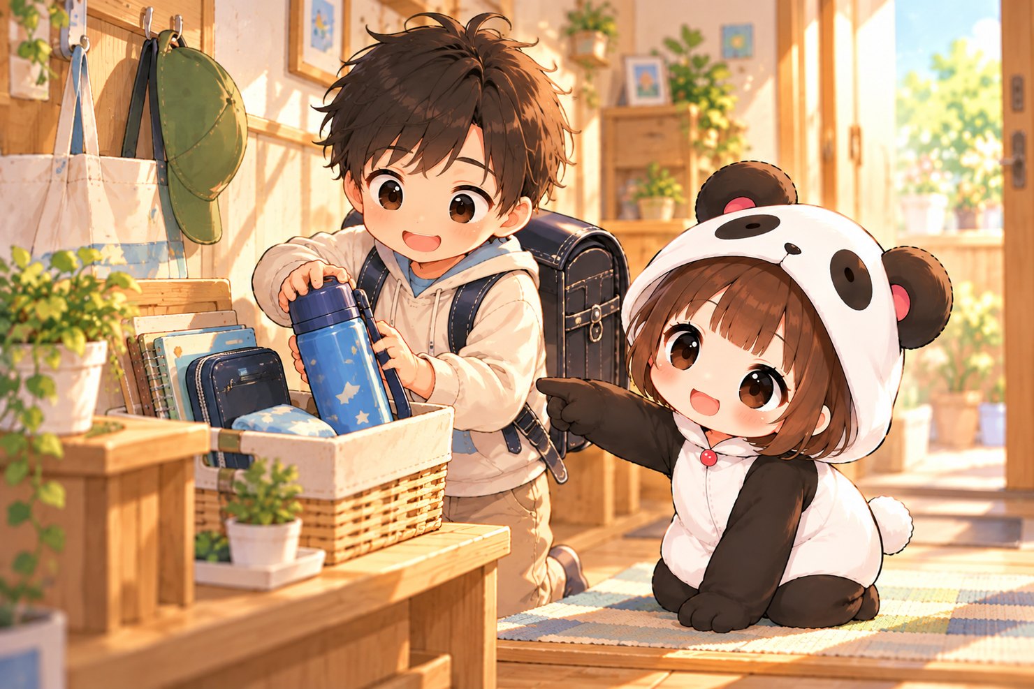 第4話「ぼく専用の準備コーナー」のイラスト